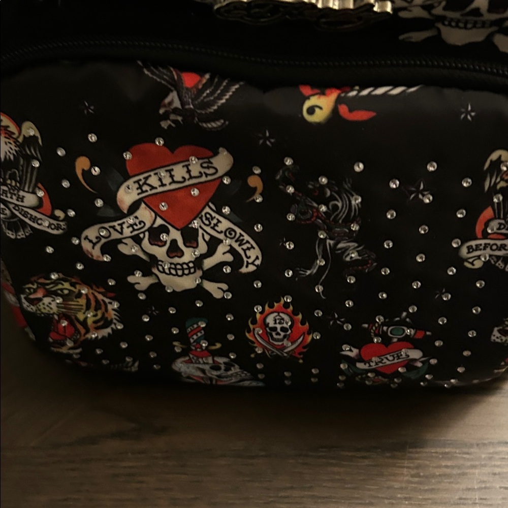 Ed Hardy Leopard and Skull Print Lunch Bag 
 Coolers. 10x8x6   PICK ONE…. - Picture 5 of 9